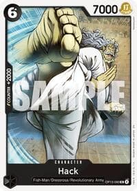 Hack - Carrying On His Will - One Piece Card Game card