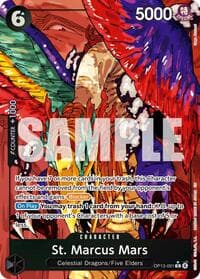 St. Marcus Mars (Alternate Art) - Carrying On His Will - One Piece Card Game card