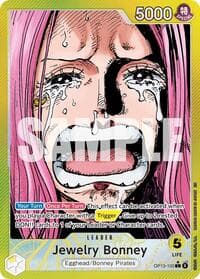 Jewelry Bonney (100) (Alternate Art) - Carrying On His Will - One Piece Card Game card