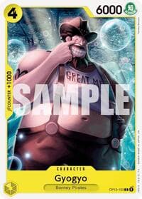 Gyogyo - Carrying On His Will - One Piece Card Game card