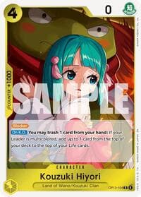 Kouzuki Hiyori - Carrying On His Will - One Piece Card Game card