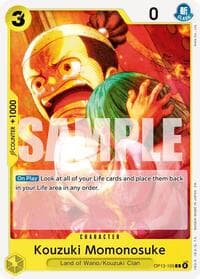 Kouzuki Momonosuke - Carrying On His Will - One Piece Card Game card