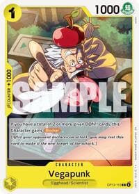 Vegapunk - Carrying On His Will - One Piece Card Game card