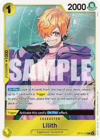 Lilith - Carrying On His Will - One Piece Card Game card