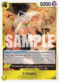 S-Snake - Carrying On His Will - One Piece Card Game card