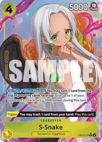 S-Snake (Alternate Art) - Carrying On His Will - One Piece Card Game card