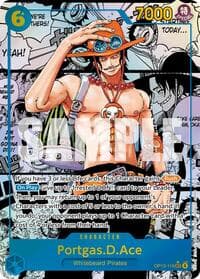 Portgas.D.Ace (119) (Super Alternate Art) - Carrying On His Will - One Piece Card Game card