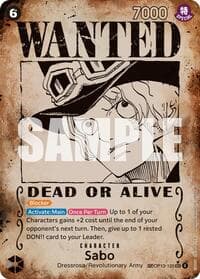 Sabo (120) (Wanted Poster) - Carrying On His Will - One Piece Card Game card