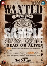 Gol.D.Roger - OP09-118 (SP) (Wanted Poster) - Carrying On His Will - One Piece Card Game card