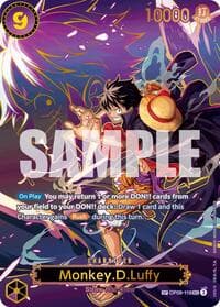 Monkey.D.Luffy - OP09-119 (SP) - Carrying On His Will - One Piece Card Game card