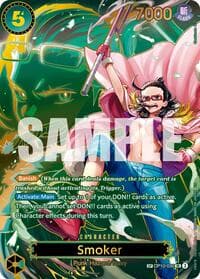 Smoker - OP10-030 (SP) - Carrying On His Will - One Piece Card Game card