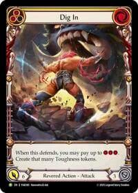 Dig In (Yellow) - FAB385 - Flesh and Blood: Promo Cards - Flesh and Blood TCG card