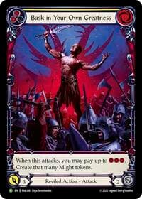 Bask in Your Own Greatness (Yellow) - FAB388 - Flesh and Blood: Promo Cards - Flesh and Blood TCG card