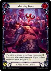 Mocking Blow (Yellow) - FAB382 - Flesh and Blood: Promo Cards - Flesh and Blood TCG card