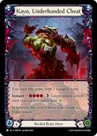 Kayo, Underhanded Cheat - HER148 - Flesh and Blood: Promo Cards - Flesh and Blood TCG card