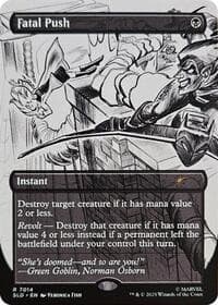 Fatal Push (7014) - Secret Lair Drop Series - Magic: The Gathering card