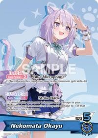 Nekomata Okayu (OC) - SD03: Start Deck: Blue Nekomata Okayu - Hololive card