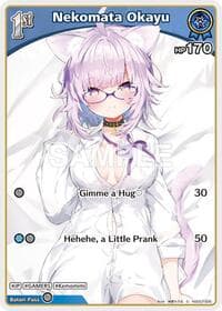 Nekomata Okayu (C) (hSD03-005) - SD03: Start Deck: Blue Nekomata Okayu - Hololive card