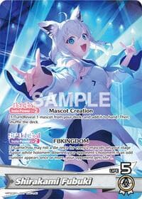 Shirakami Fubuki (OSR) - Quintet Spectrum - Hololive card