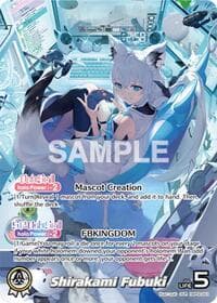 Shirakami Fubuki (OUR) - Quintet Spectrum - Hololive card