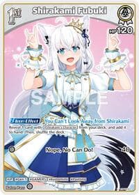 Shirakami Fubuki (U) (hBP02-011) - Quintet Spectrum - Hololive card