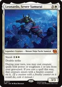 Leonardo, Sewer Samurai - Teenage Mutant Ninja Turtles - Magic: The Gathering card