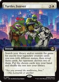 Turtles Forever (Extended Art) - Teenage Mutant Ninja Turtles - Magic: The Gathering card