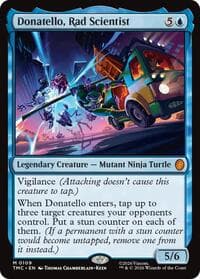 Donatello, Rad Scientist - Commander: Teenage Mutant Ninja Turtles - Magic: The Gathering card