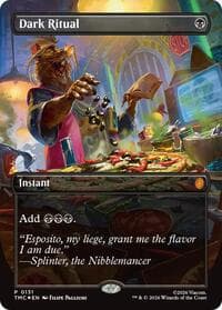 Dark Ritual (Borderless) - Commander: Teenage Mutant Ninja Turtles - Magic: The Gathering card