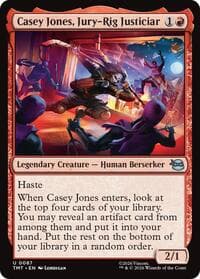 Casey Jones, Jury-Rig Justiciar - Teenage Mutant Ninja Turtles - Magic: The Gathering card