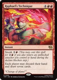 Raphael's Technique - Teenage Mutant Ninja Turtles - Magic: The Gathering card