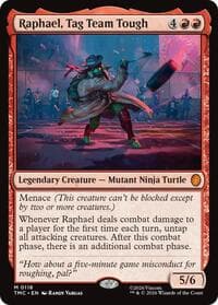 Raphael, Tag Team Tough - Commander: Teenage Mutant Ninja Turtles - Magic: The Gathering card