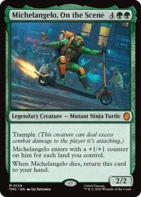 Michelangelo, On the Scene - Commander: Teenage Mutant Ninja Turtles - Magic: The Gathering card