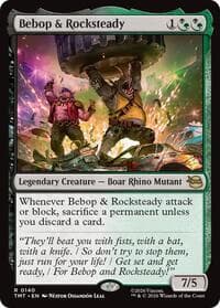 Bebop & Rocksteady - Teenage Mutant Ninja Turtles - Magic: The Gathering card