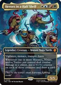 Heroes in a Half Shell (0006) (Borderless) - Commander: Teenage Mutant Ninja Turtles - Magic: The Gathering card