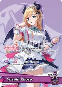 Yuzuki Choco (OC) - SD04: Start Deck: Purple Yuzuki Choco - Hololive card