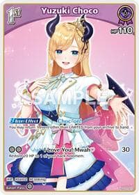 Yuzuki Choco (U) (hSD04-007) - SD04: Start Deck: Purple Yuzuki Choco - Hololive card
