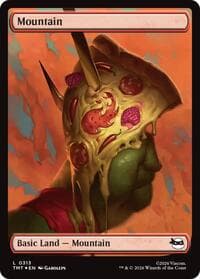 Mountain (0313) (Surge Foil) - Teenage Mutant Ninja Turtles - Magic: The Gathering card