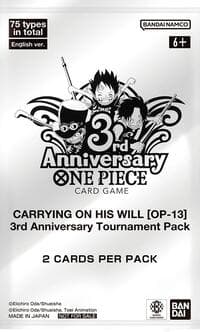 Carrying On His Will - 3rd Anniversary Tournament Pack - Carrying On His Will: 3rd Anniversary Tournament Cards - One Piece Card Game card