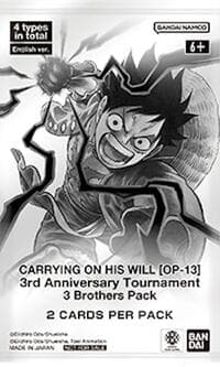 Carrying On His Will - 3rd Anniversary Tournament 3 Brothers Pack - Carrying On His Will: 3rd Anniversary Tournament Cards - One Piece Card Game card