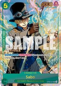 Sabo - OP09-027 (3rd Anniversary Winner) - One Piece Promotion Cards - One Piece Card Game card