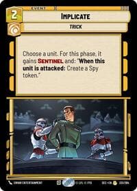 Implicate - Secrets of Power - Star Wars: Unlimited card