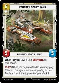 Remote Escort Tank - Secrets of Power - Star Wars: Unlimited card
