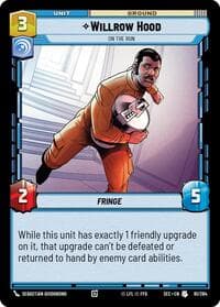 Willrow Hood - On the Run - Secrets of Power - Star Wars: Unlimited card
