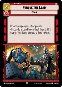 Pursue the Lead - Secrets of Power - Star Wars: Unlimited card