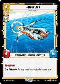 Blue Ace - Colorful Racer - Secrets of Power - Star Wars: Unlimited card