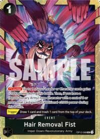 Hair Removal Fist (Premium Card Collection -Best Selection Vol. 5-) - One Piece Promotion Cards - One Piece Card Game card