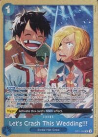 Let's Crash This Wedding!!! (Premium Card Collection -Best Selection Vol. 5-) - One Piece Promotion Cards - One Piece Card Game card