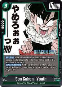 Son Gohan : Youth - Manga Booster 02 - Dragon Ball Super: Fusion World card