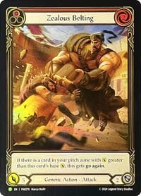 Zealous Belting (Extended Art) - FAB276 - Flesh and Blood: Promo Cards - Flesh and Blood TCG card
